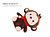 Con khỉ bông (Dark Brown) 095629