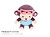 Con khỉ bông đeo kính (Purple) 095738